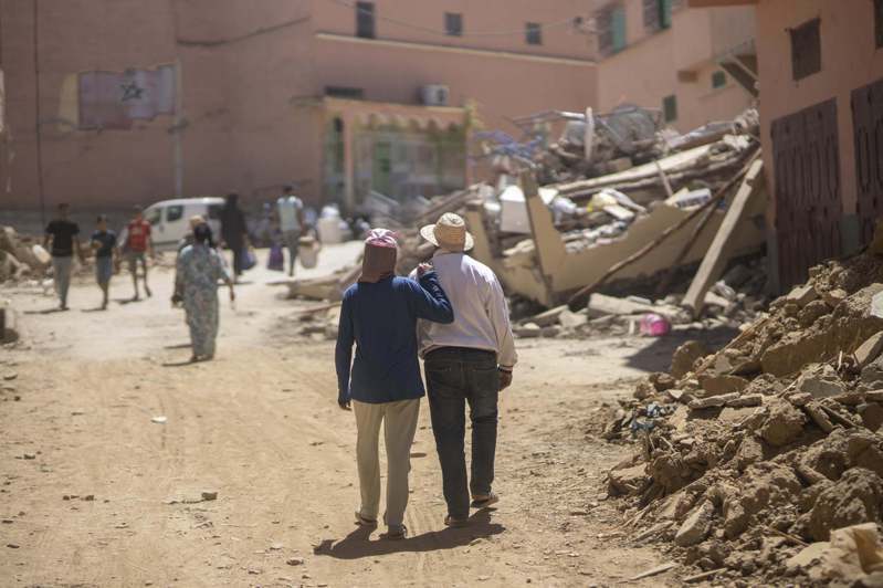 摩洛哥本月8日深夜發生規模6.8強震，累計逾2800人喪命。美聯社