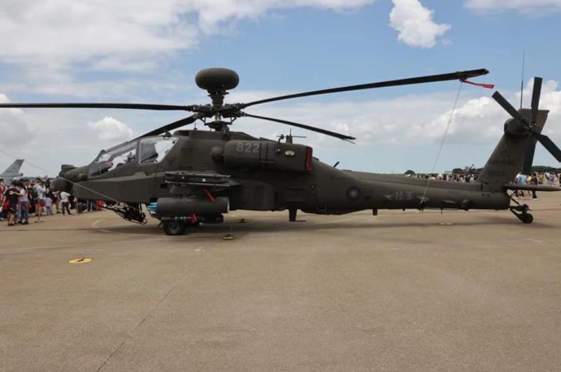 新竹湖口營區將於24日開放，屆時有阿帕契攻擊直升機（圖）戰力展示。 圖／報系資料照
