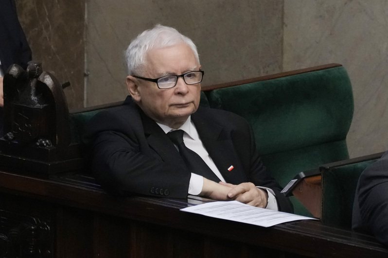 波澜法律正义党领导人卡臣斯基（Jaroslaw Kaczynski）。 美联社(photo:UDN)