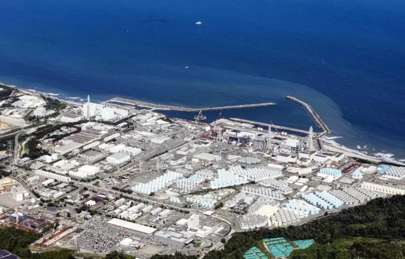 日本東京電力公司福島第一核電廠已有2波「核處理水」排海。圖／美聯社資料照
