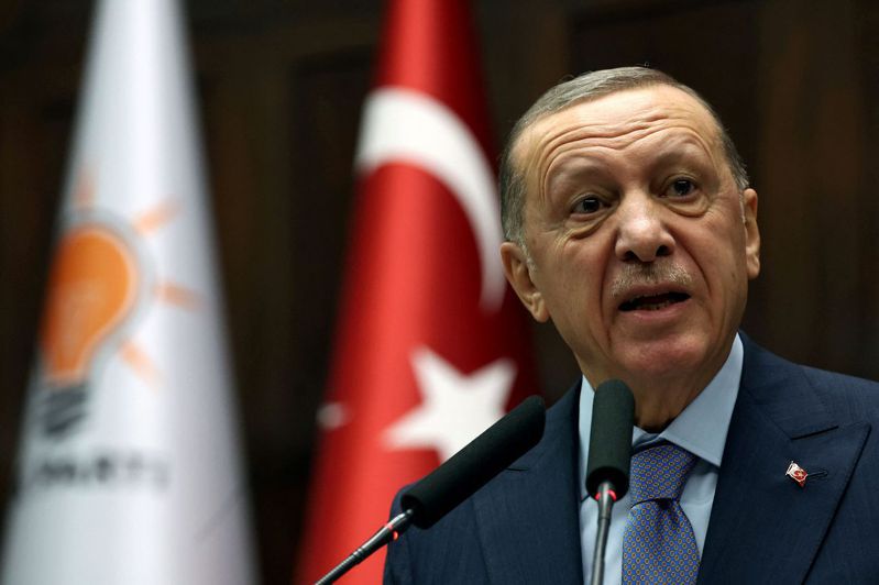 土耳其總統厄多安（Recep Tayyip Erdogan）。 法新社