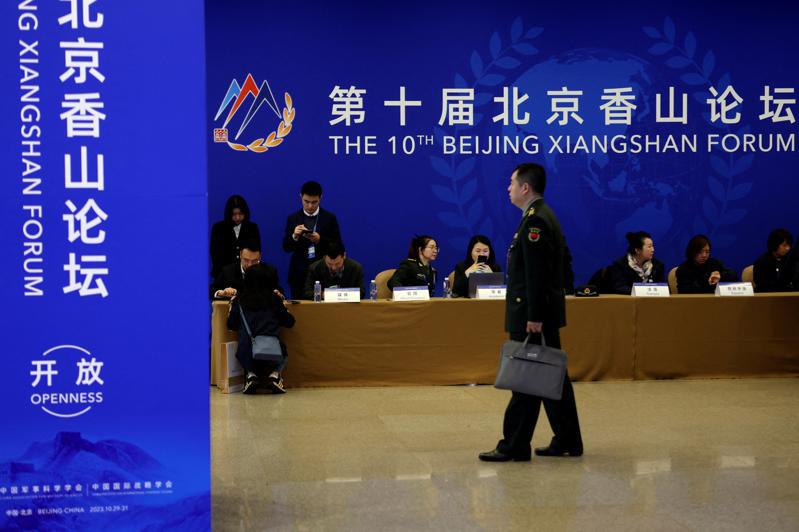 台灣問題、中美關係、以巴衝突為本次北京香山論壇的焦點。（路透）