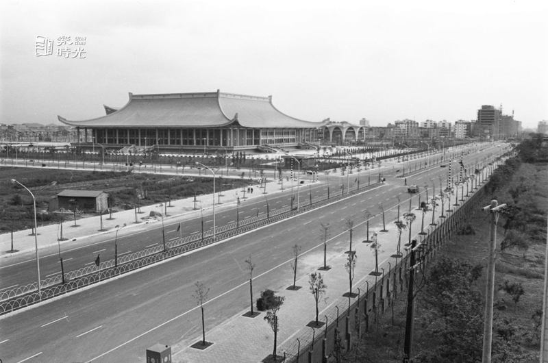台北國父紀念館全景。圖／聯合報系資料照（1972/05/17 攝影：龍啟文）