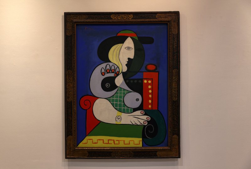 畢卡索1932年作品《戴手錶的女人》（Femme a la Montre） 11月以1億3,900萬美元於蘇富比拍賣會上落槌。    歐新社