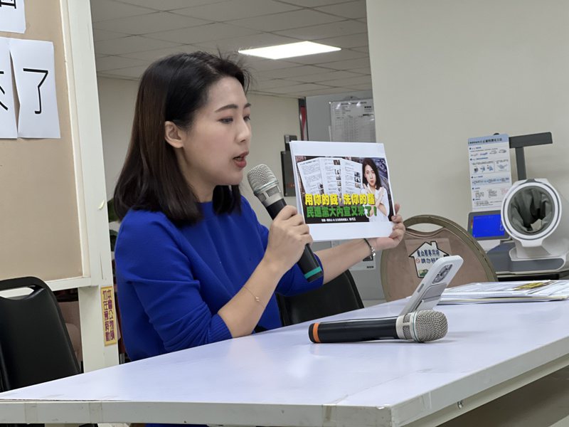 國民黨台北市議員徐巧芯針對鄭文燦影片案批評，「是就是，不是就不是，應該公布判斷標準、比對的軟體」。本報資料照片