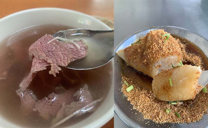 郭巧味牛肉湯、蓮華素食西港菜粽。 圖／西港公所提供