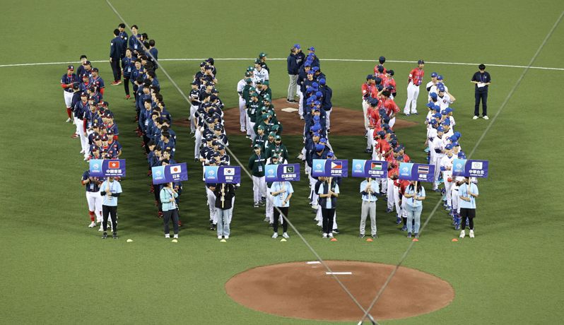 亞洲棒球錦標賽在台北大巨蛋正式開打。記者侯永全／攝影