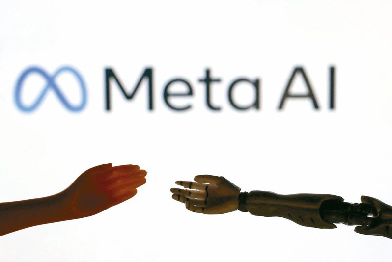 臉書母公司Meta Platforms、IBM等超過50家人工智慧企業與研究機構，已攜手成立「AI聯盟」。（路透）