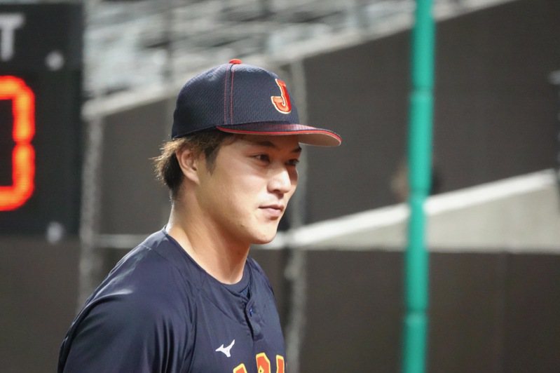 2023亞洲棒球錦標賽，日本隊外野手豬原隆雅。記者蘇志畬／攝影