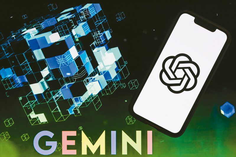 谷歌推出自家生成式AI模型Gemini，迎戰問世一年多的ChatGPT，也讓AI競爭從技術發展延伸到市場布局。（歐新社）