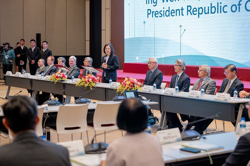 蔡總統今日出席「2023行政院科技顧問會議開幕式」。總統府提供