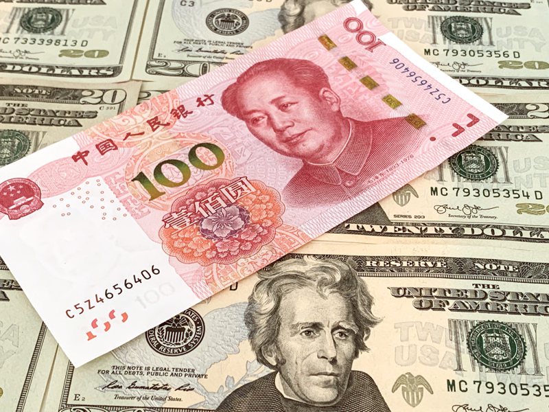 大陸連七月減持美債，10月總值降至7,696億美元。（香港中通社）