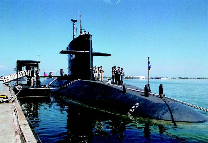 海軍海虎潛艦。圖／聯合報系資料照片