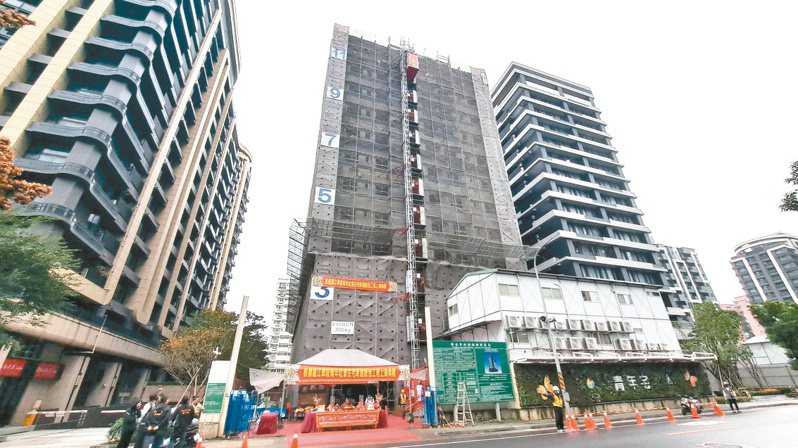 板橋江翠段青年社會住宅為1幢2棟地下3層、地上11層的建築。記者張曼蘋／攝影