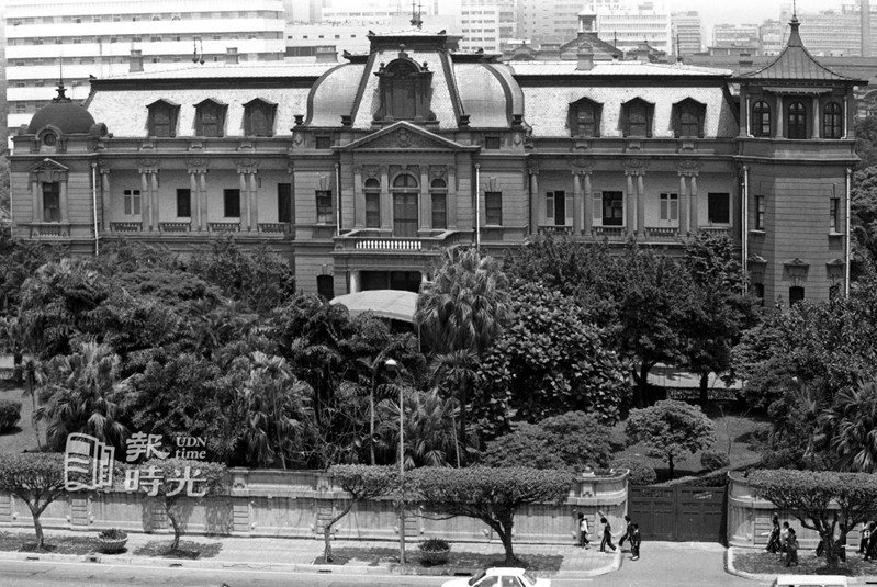 位於總統府前的台北賓館，翻修後即將於下周重新開放啟用。賓館外觀。圖／聯合報系資料照(1987/04/11  陳曙光攝影)