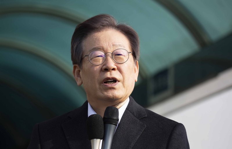 南韓反對黨領袖李在明。新華社