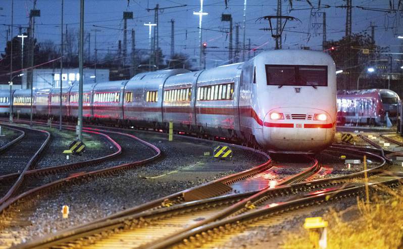 德國火車司機今天展開歷來最長的罷工。 美聯社