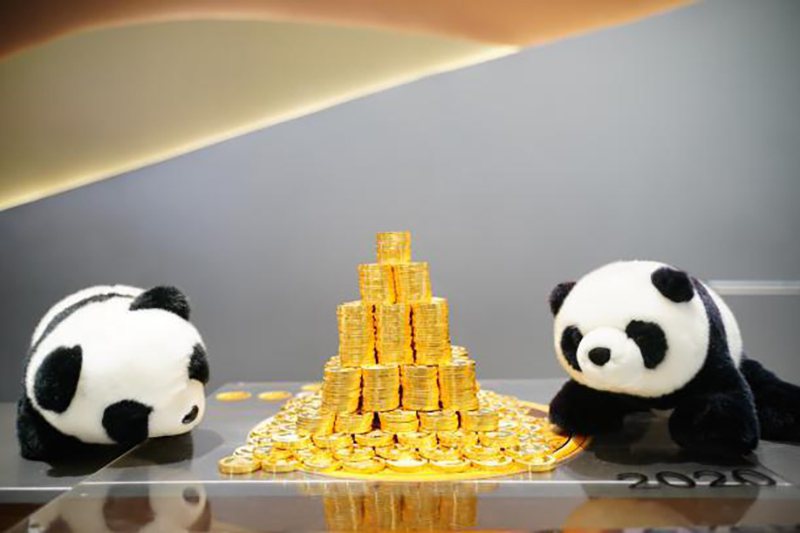 大陸中國黃金協會指出，金銀珠寶是去年各消費品類增長最快的一類，全年大陸黃金銷量為1,089.69噸。圖為中國金幣北京零售中心。圖／取自中國金幣集團有限公司官網
