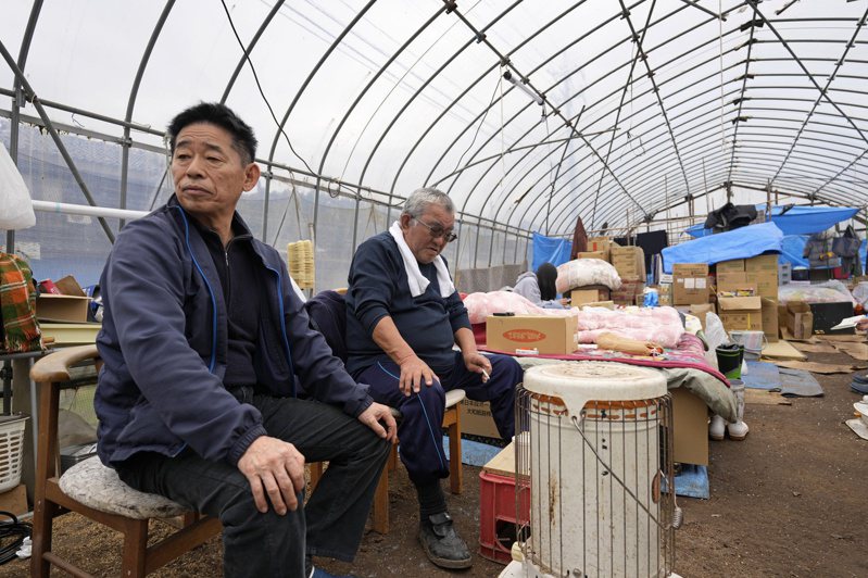 石川縣地震的災民已無家可歸。 歐新社