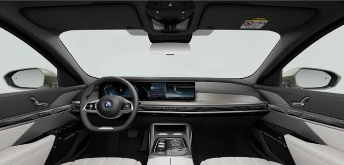 BMW i7純電車之智慧座艙內觀，資料來源：BMW台灣官網