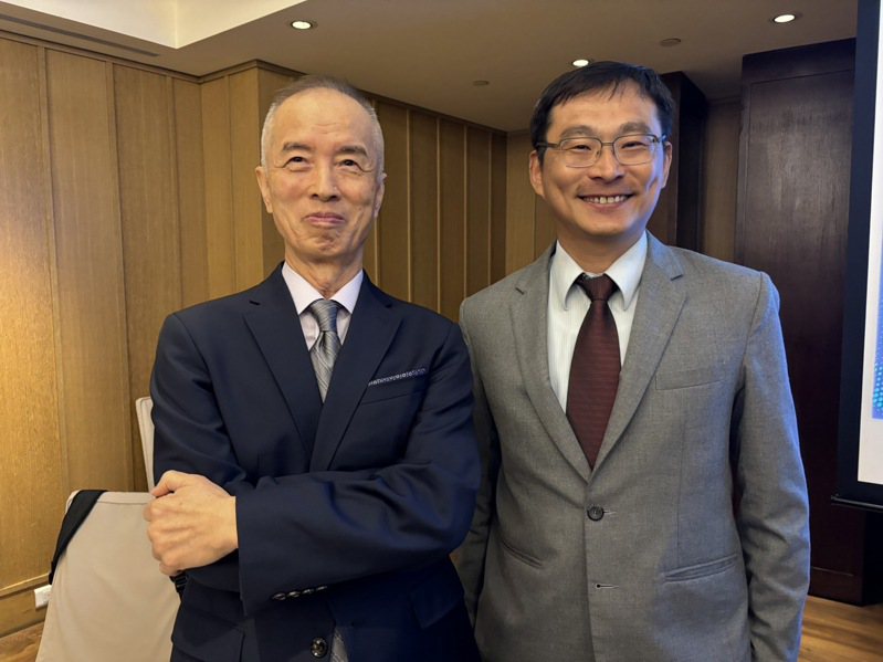 望隼科技董事長黃修權（左）與總經理石安。記者謝柏宏／攝影