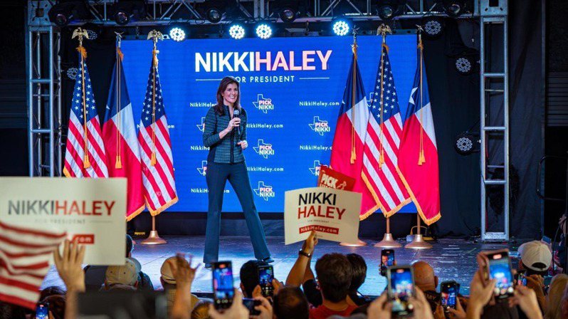 美國兩大黨的初選近日紛落幕，外界關注共和黨海莉的支持者最終會投給誰。（@NikkiHaley via Twitter）
