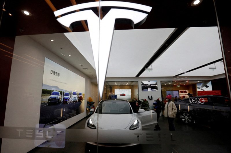 特斯拉（Tesla）大跌，因第1季交车量远逊于预期。路透(photo:UDN)