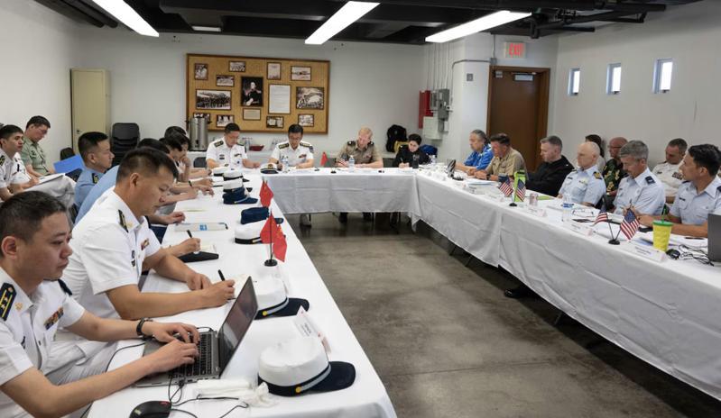 大陸國防部6日發布消息指出，中美兩軍3日至4日在美國夏威夷舉行2024年度海上軍事安全諮詢機制（MMCA）工作小組會議。（取自五角大廈網站）