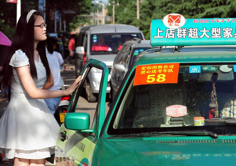 有台灣人到大陸叫出租車時，發現多數人都去坐前座。圖為示意圖，與新聞當事人無關。圖／新華社資料照