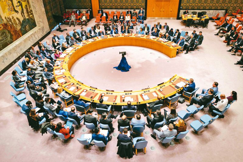 安理會商討中東局勢 聯合國安理會十四日緊急開會，討論伊朗空襲以色列與中東局勢。（法新社）