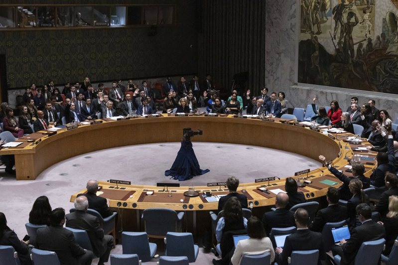 联合国安理会在台湾时间19日凌晨针对巴勒斯坦申请成为联合国正式会员国表决，美国1票否决。美联社(photo:UDN)