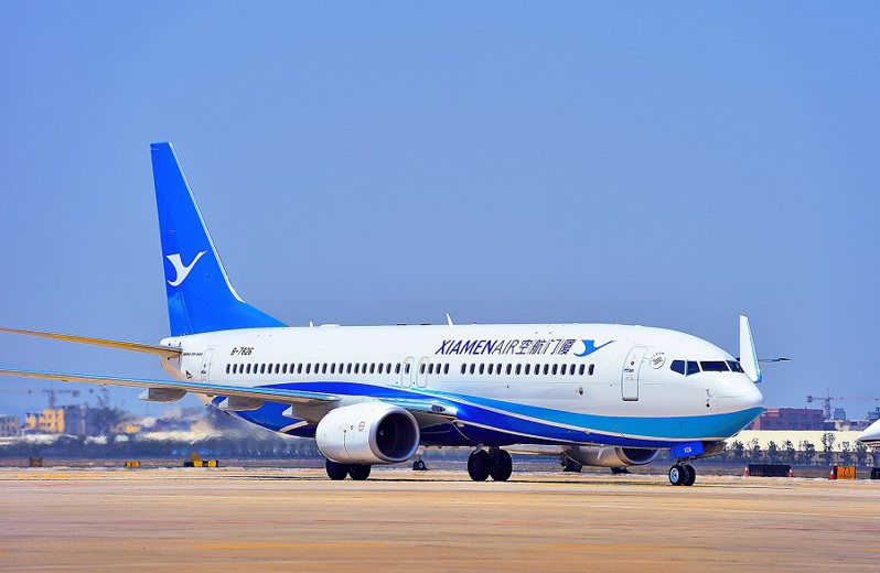 4月20日，廈門航空MF8081首度由W123航路向東接M503航路，使用機種為波音737-800。圖/引自廈門航空網站