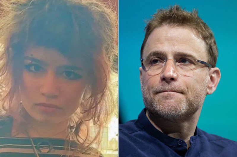 Slack共同創辦人巴菲爾德（右圖）的16歲女兒敏特21日失蹤，警方27日在舊金山市田德隆區發現她，同行26歲男子戴茲法洛被捕。圖／取自X