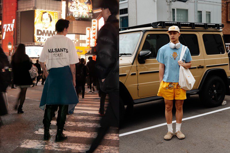亞洲街頭文化不容小覷，AllSaints推出限定城市系列T恤、Billionaire Boys Club則透過支線ICECREAM攜手台牌YANGI。圖／Billionaire Boys Club、AllSaints提供