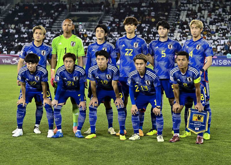日本U23代表队。 新华社