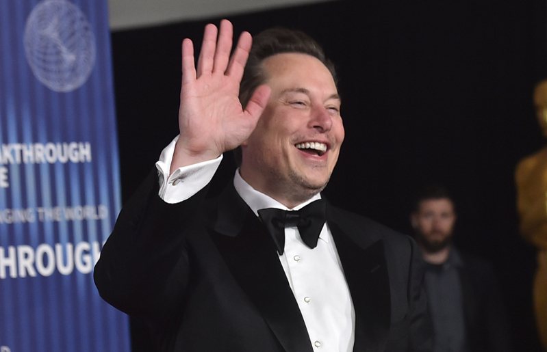 特斯拉（Tesla）执行长马斯克（Elon Musk）。  美联社(photo:UDN)