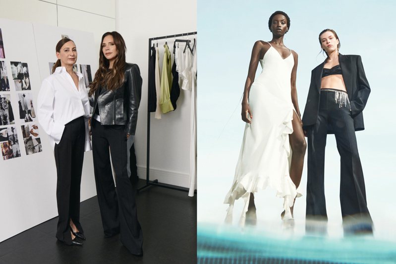 適逢西班牙MANGO服飾迎來創立40周年，維多利亞貝克漢個人時裝品牌Victoria Beckham便首度推出聯名限定系列。圖／摘自MANGO粉專