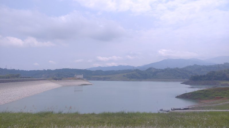 雲林縣湖山水庫目前水位192.87公尺，有效蓄水量約1943萬公噸，蓄水率38.4%。圖／讀者提供