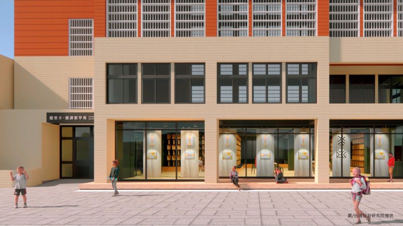 竹市建华国中获选为美感设计合作学校，将重新改造闲置办公室成新教育空间。图／竹市府提供