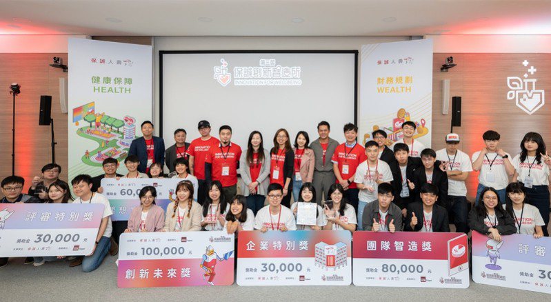 第三屆保誠創新智造所贏家揭曉，今年報名隊伍數量創新高，是台灣青年學子創新搖籃。保誠人壽／提供