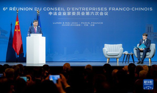 在法國訪問的大陸國家主席習近平，出席中法企業家委員會會議時表示，始終視法國為優先和可信賴的合作夥伴。新華社