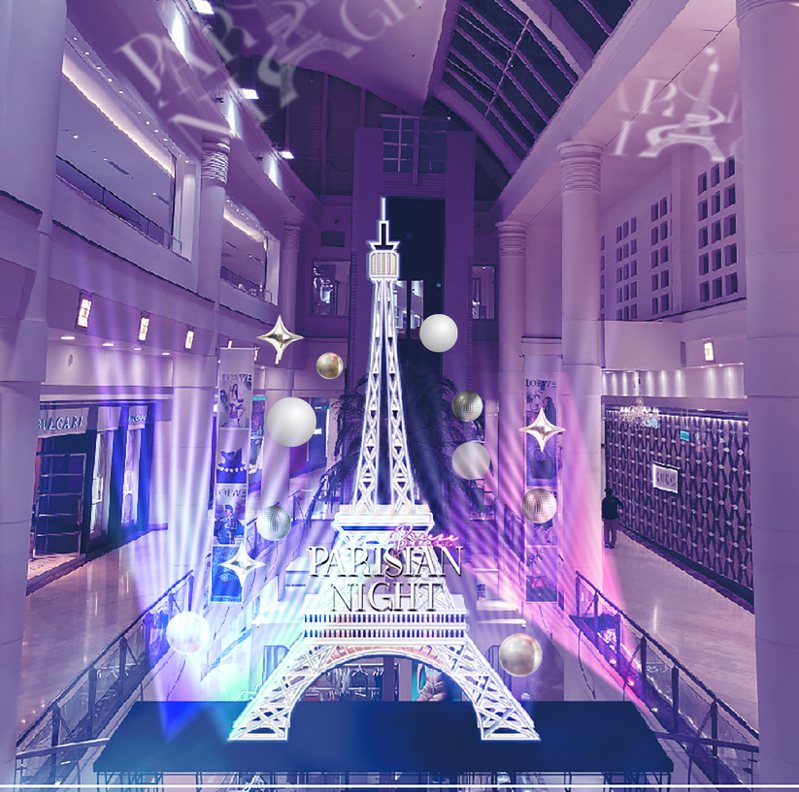 微风之夜今年主题为「2024 Parisian Night浪漫巴黎之夜」。图／微风提供