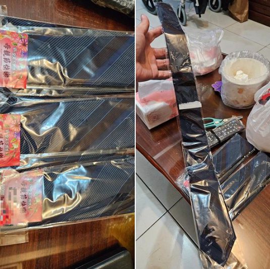 有位女網友表示，母親節里長送3條領帶給她。 圖擷自臉書社團「爆廢公社二館」