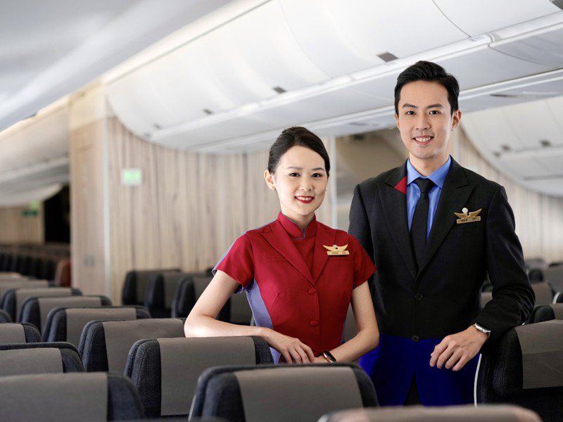 中華航空配合新機持續引進，今宣布招募逾百名客艙組員。圖／華航提供