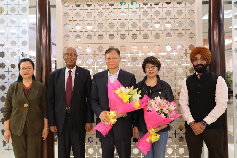 空缺18個月後，中國大陸新任駐印度大使徐飛洪已在5月10日抵達新德里履新。（取自大陸駐印度大使館網站）
