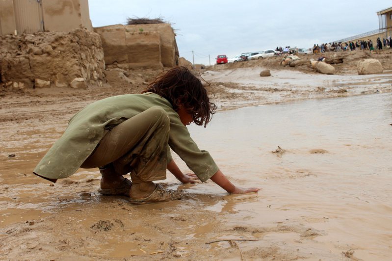 阿富汗遭洪患肆虐。（欧新社）(photo:UDN)