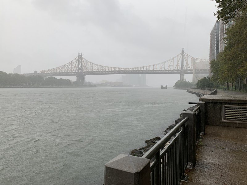 热带风暴「亨利」给纽约市带来强降雨。（记者和钊宇／摄影）(photo:UDN)
