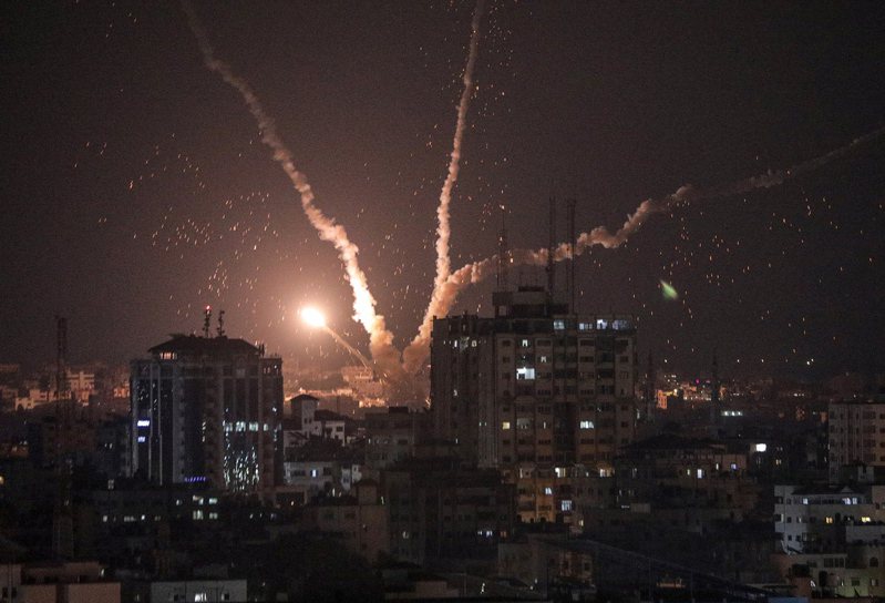 以色列5日空袭加萨走廊，目标是激进组织圣战旅。（欧新社）(photo:UDN)