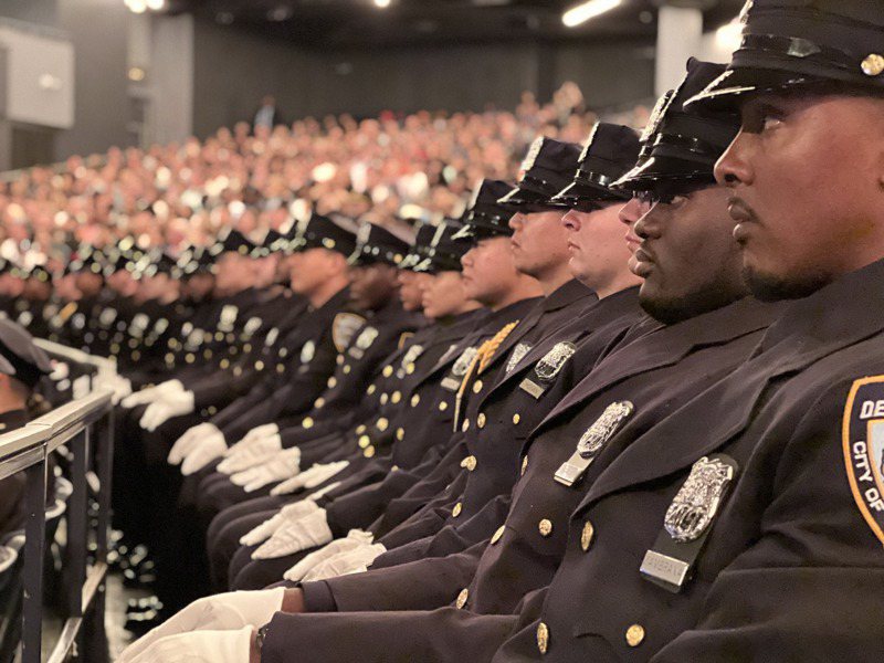 纽约市警将在本月中部署新警员到犯罪热点商业区，在第一线处理犯罪案。(记者张晨／摄影)(photo:UDN)