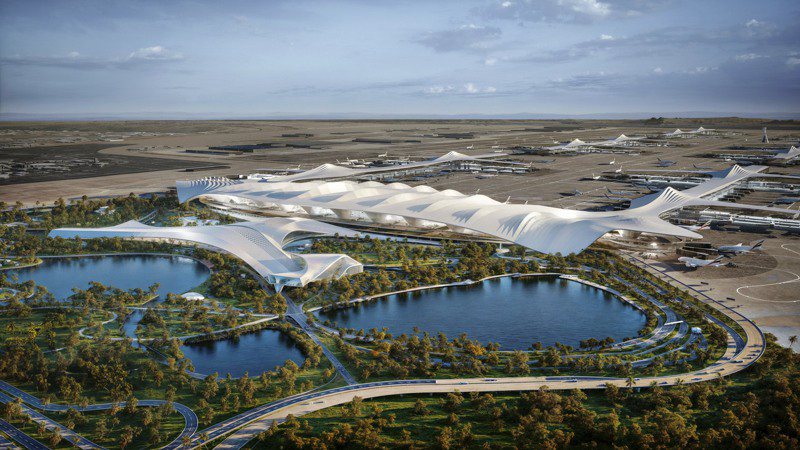 杜拜28日宣布将在位于市郊的「阿勒马克图姆国际机场」（Al Maktoum International Airport）附近，斥资348.5亿美元打造全新航厦。（美联社）(photo:UDN)